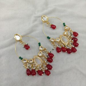 Rubani Maroon Chandbalis