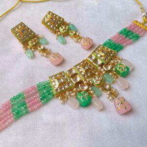 Azra Multi Kundan Choker Set