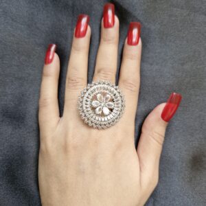Madhavi American Diamond Ring