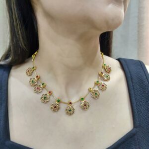 Tanya Stone Studded Necklace Set