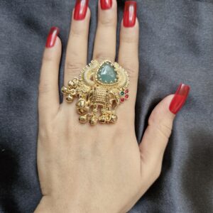 Jhalak Kashmiri Ring with Ghungroo